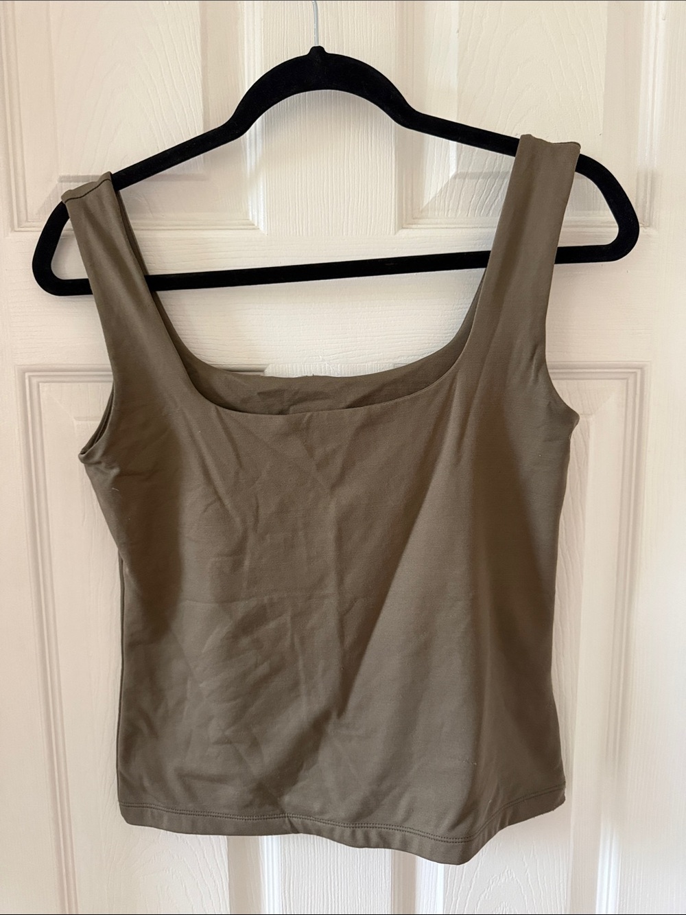 Women’s Square Neck Tank Top - Olive